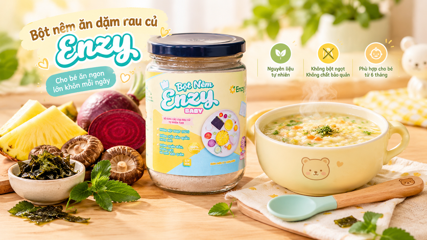 Bột Nêm Ăn Dặm Rau Củ Enzy