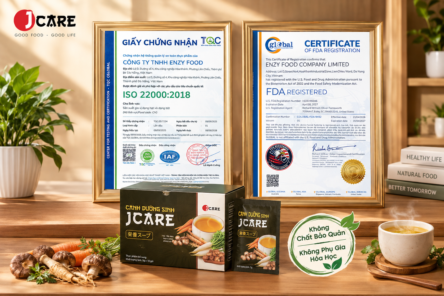 Canh dưỡng sinh Jcare