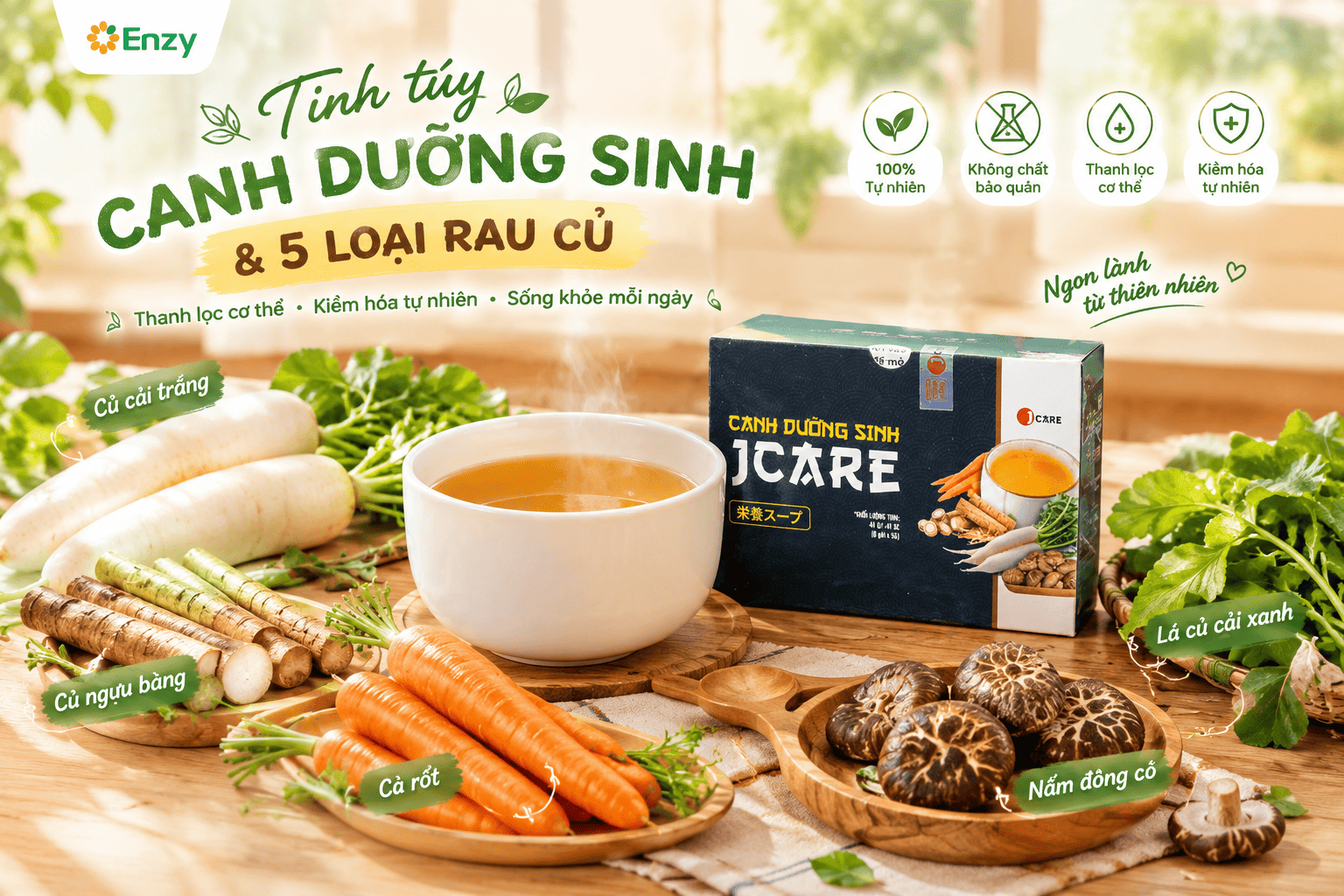 Canh dưỡng sinh Jcare
