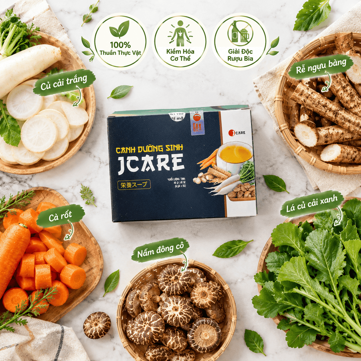 Canh dưỡng sinh Jcare