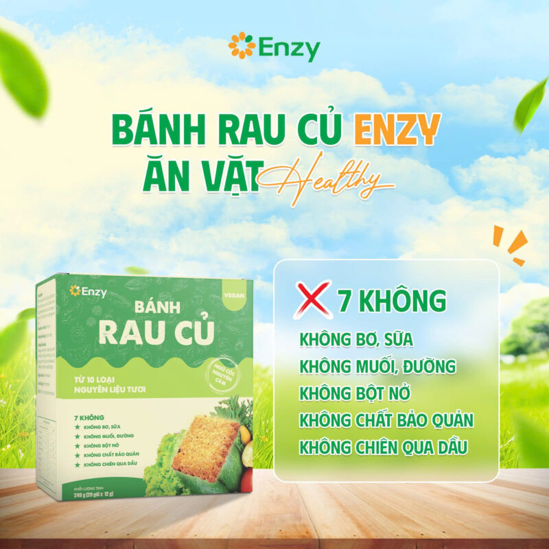 BÁNH RAU CỦ - snack lành mạnh