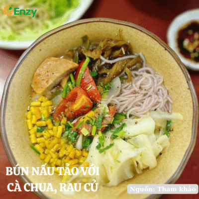 món chay mỗi ngày từ tảo xoắn