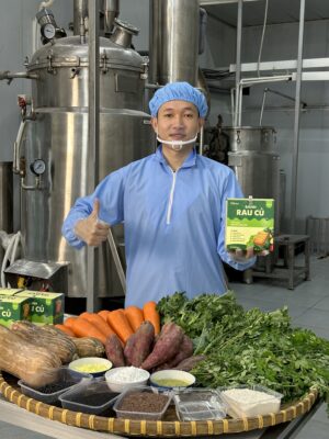 thành phần bánh rau củ 