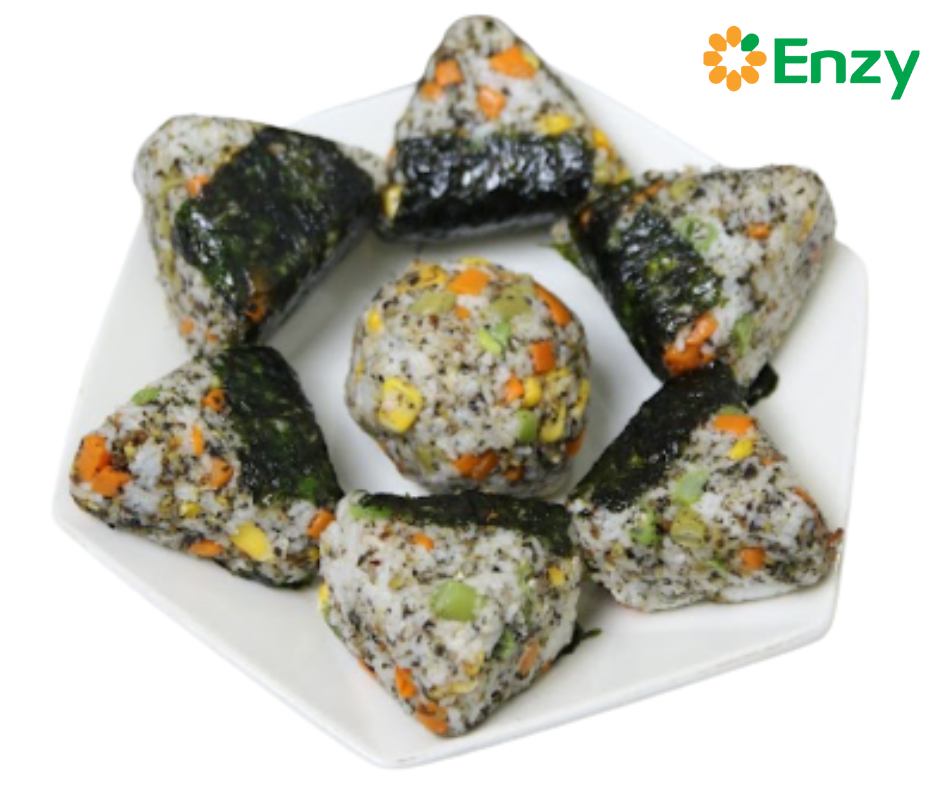 rắc cơm thuần chay giúp trẻ ăn ngon