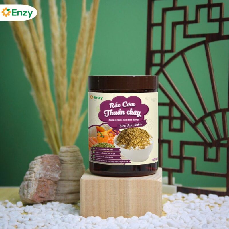 Rắc cơm thuần chay Enzy giúp bữa ăn đậm đà tự nhiên
