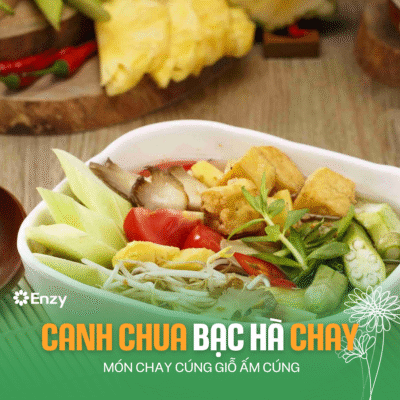 Các món chay cúng giỗ -  Canh chua chay