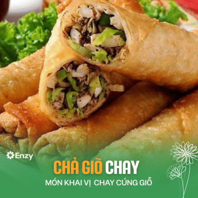 Các món chay cúng giỗ -  chả giò chay