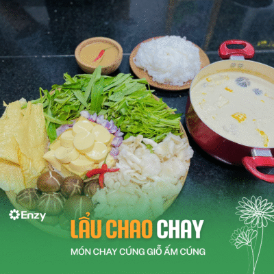 Các món chay cúng giỗ -  Lẩu chao chay