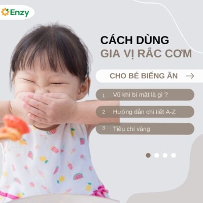 Cách dùng gia vị rắc cơm cho bé