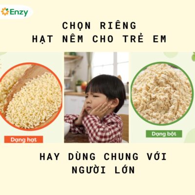 Nên chọn riêng hạt nêm cho trẻ em hay dùng chung với người lớn
