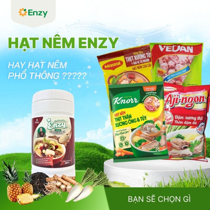 Hạt nêm Enzy 500g hay hạt nêm phổ thông