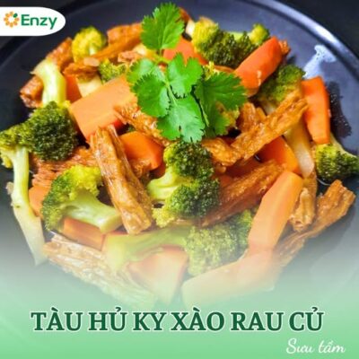 Tàu hủ ky xào rau củ