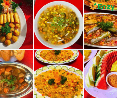 thực đơn món chay đãi tiệc