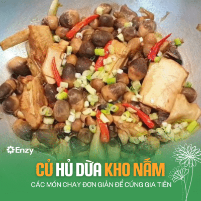 Các món chay đơn giản để cúng gia tiên