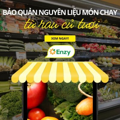 Bảo quản món chay từ rau củ tươi