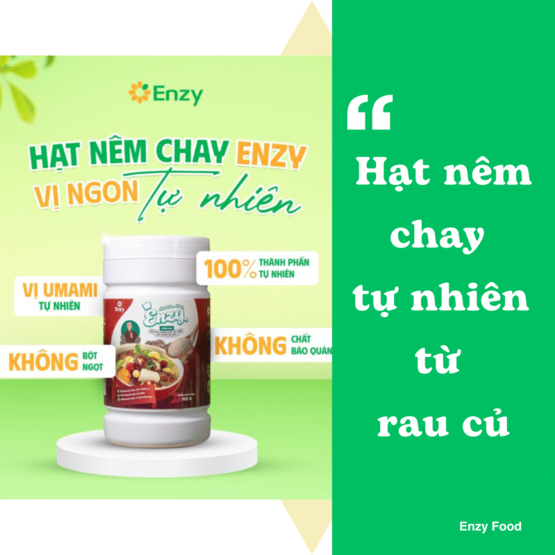 Hạt nêm chay tự nhiên làm từ rau củ