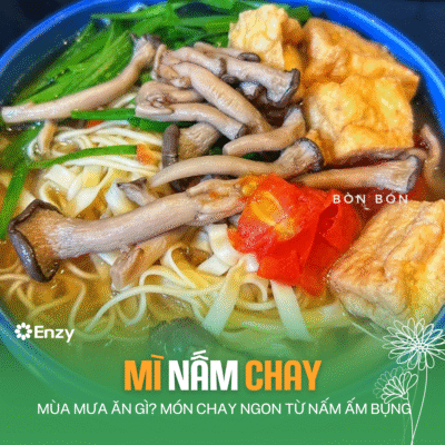 món chay ngon từ nấm
