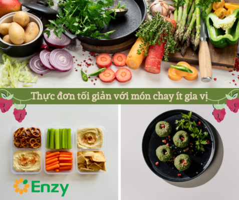 món chay ít gia vị