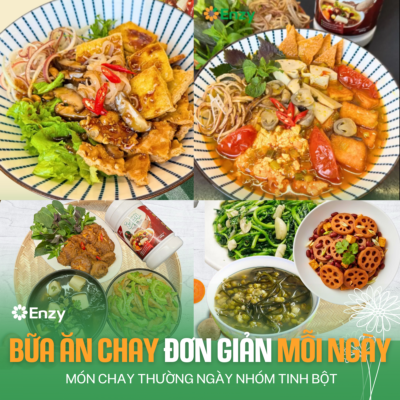 Bữa ăn chay đơn giản mỗi ngày