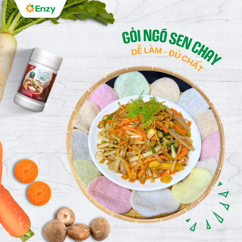 gỏi ngó sen chay