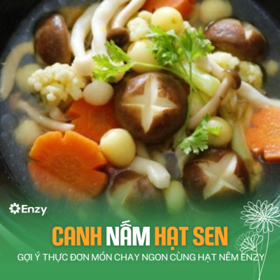 Hạt nêm chay giúp cân bằng dinh dưỡng