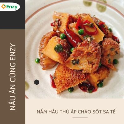 Nấm hầu thủ áp chảo sốt sa tế