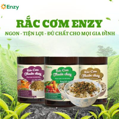 Rắc cơm thuần chay Enzy mua ở đâu