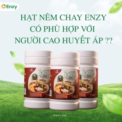 Hạt nêm chay có phù hợp người cao huyết áp khong