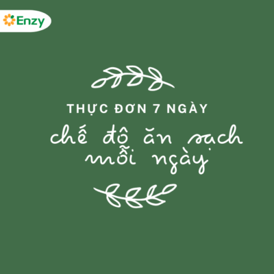 thực đơn 7 ngày