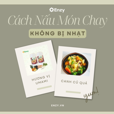 Cách nấu món chay không bị nhạt