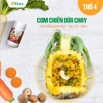 cơm chiên dứa chay