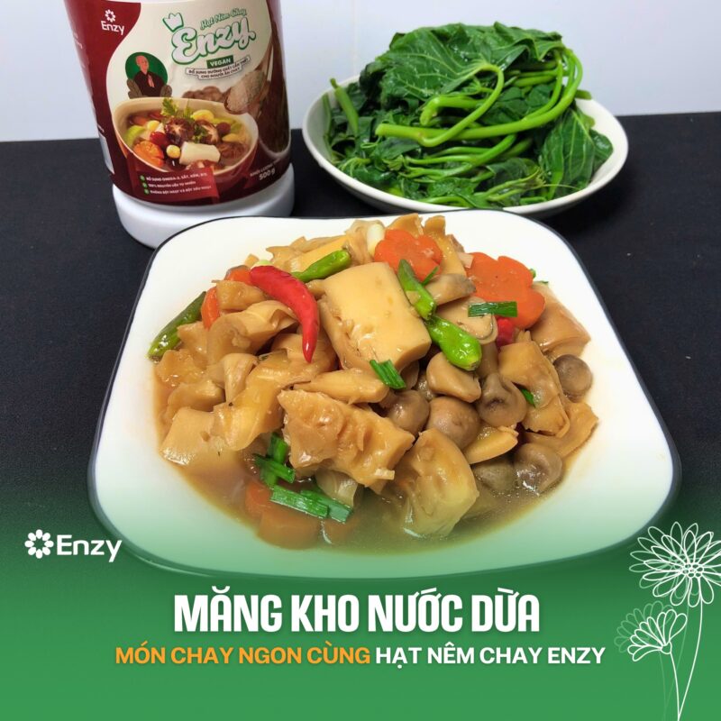 măng kho nước dừa chay