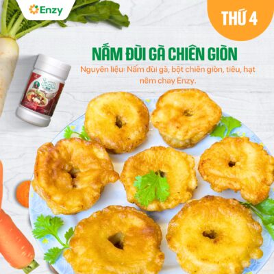 nấm đùi gà chiên giòn