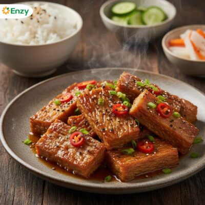 sườn non chay kho tiêu