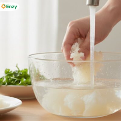 súp nấm tuyết hạt sen