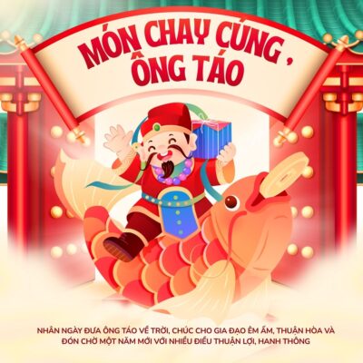 Món chay cúng ông táo