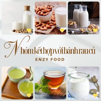 Cách kết hợp bánh rau củ Enzy trong bữa ăn nhẹ