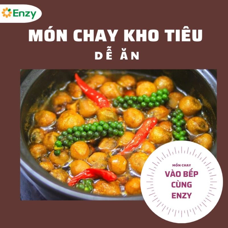 món chay kho tiêu dễ ăn