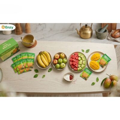Cách kết hợp bánh rau củ Enzy trong bữa ăn nhẹ