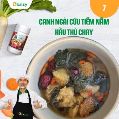 canh chay nhẹ bụng