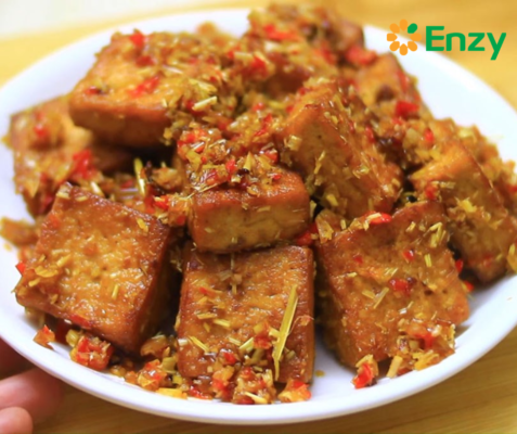 món chay kho sả ớt