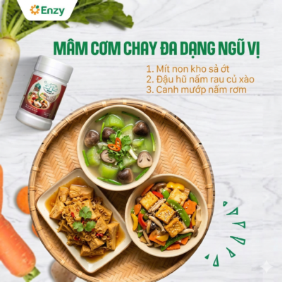 mâm cơm chay đưa cơm