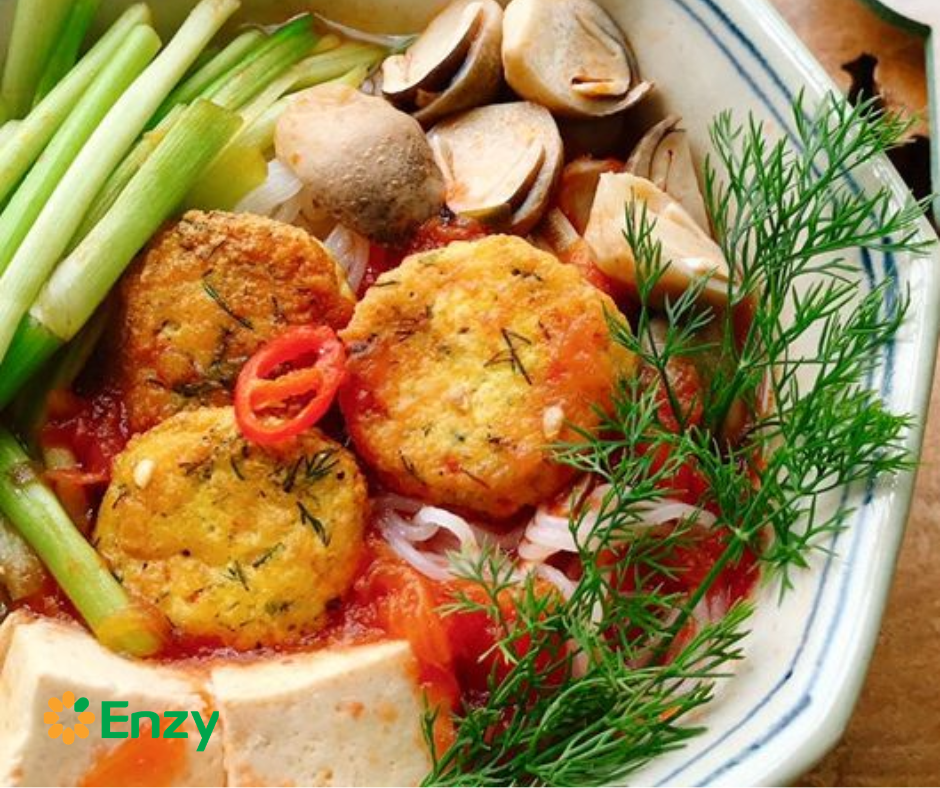 bún chả cá chay