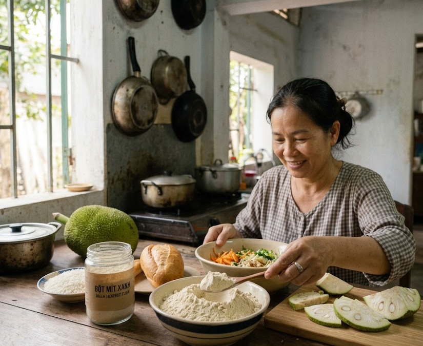 Bột mít xanh là gì