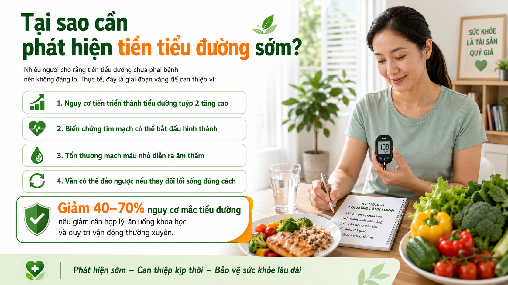 Tại sao cần phát hiện tiền tiểu đường sớm