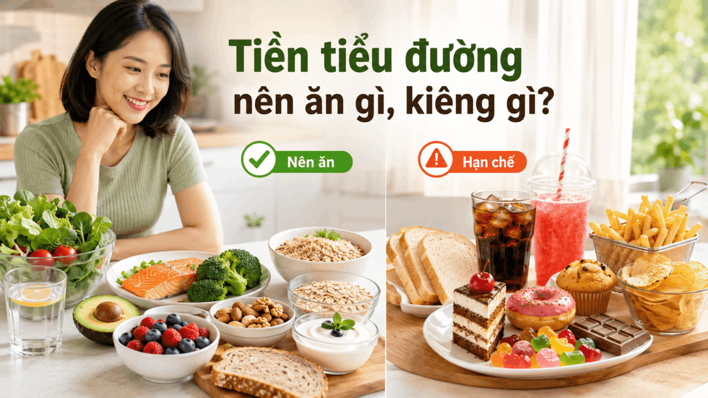 Tiền tiểu đường nên ăn gì?