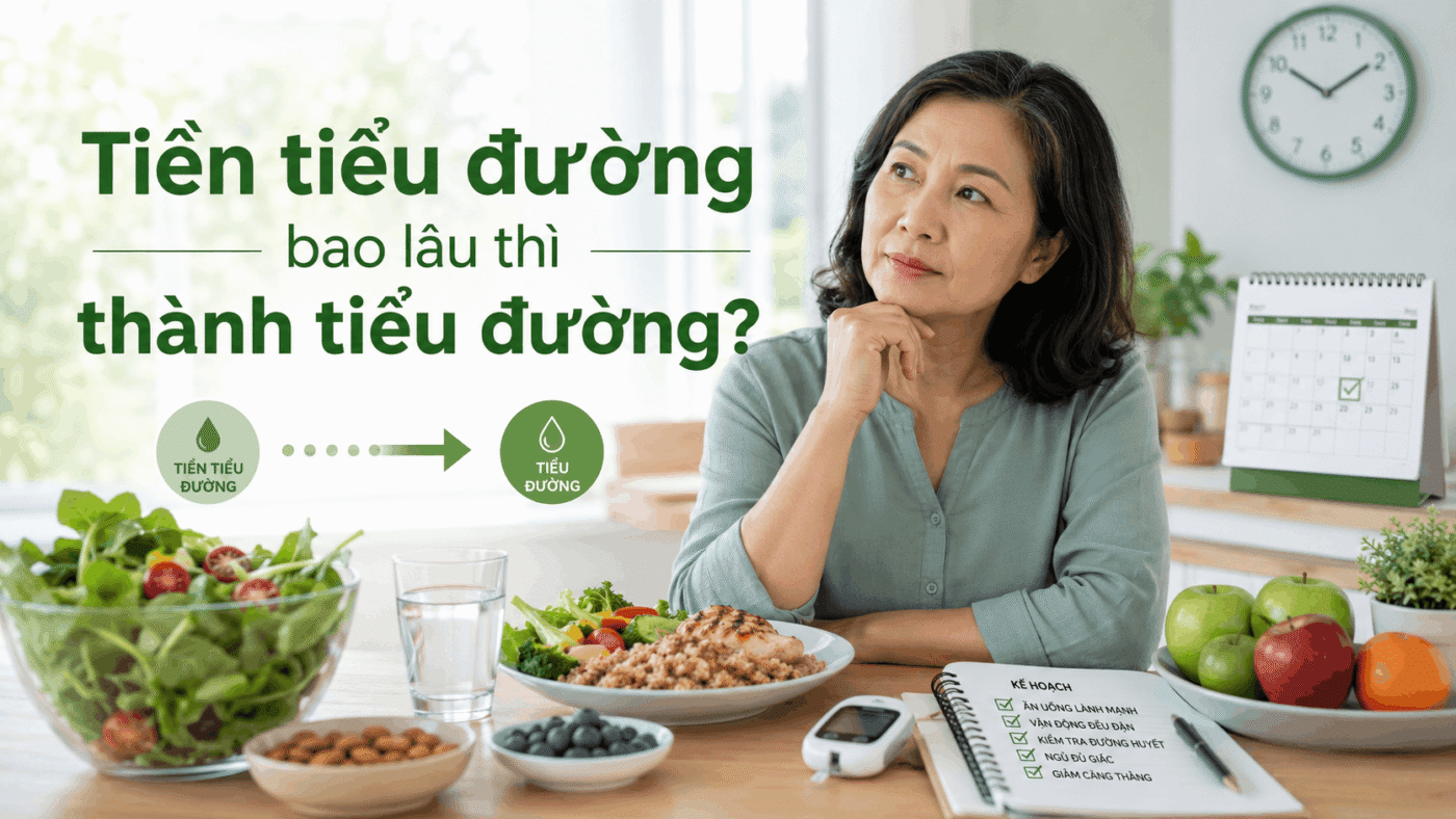 Tiền tiểu đường bao lâu thì thành tiểu đường